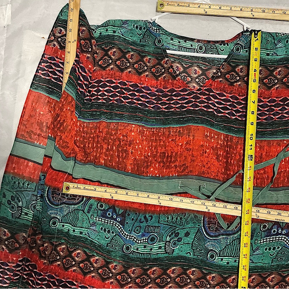 NWOT Plus Size Tall Boho Chic Summer Beach Dress Full Length Outdoor Pool Party - Picture 6 of 15